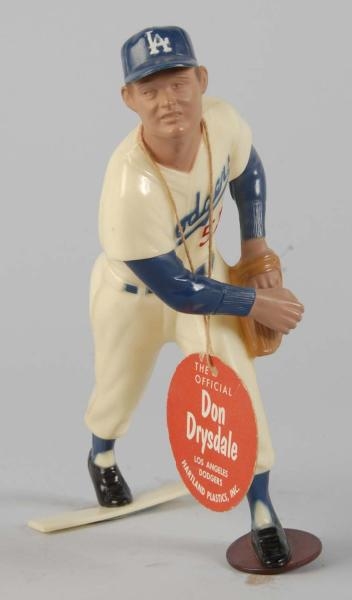 PLASTIC HARTLAND DON DRYSDALE BASEBALL FIGURES.   