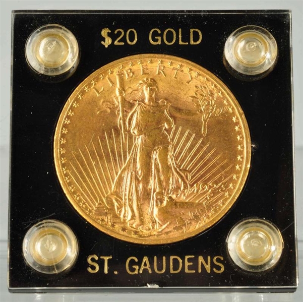 1923 ST. GAUDENS $20 DOUBLE EAGLE BU GOLD COIN.   
