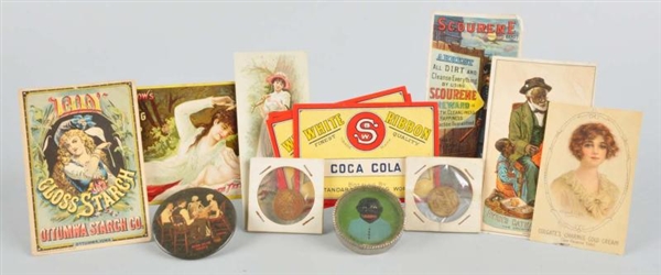 LOT OF 14:  ASSORTED SMALL ADVERTISING PIECES.    