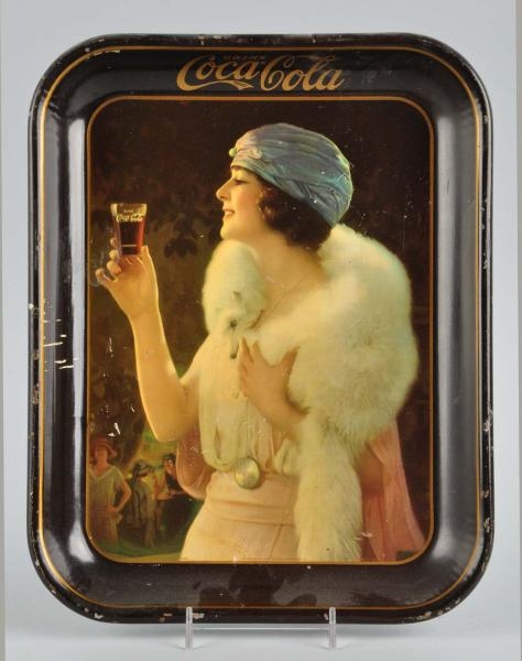 1924 COCA-COLA SERVING TRAY.                      