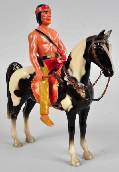 PLASTIC BREYER CHIEF THUNDERBIRD FIGURE.          