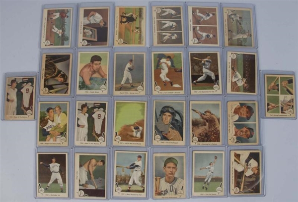 LOT OF 25: FLEER 1959 TED WILLIAMS BASEBALL CARDS 