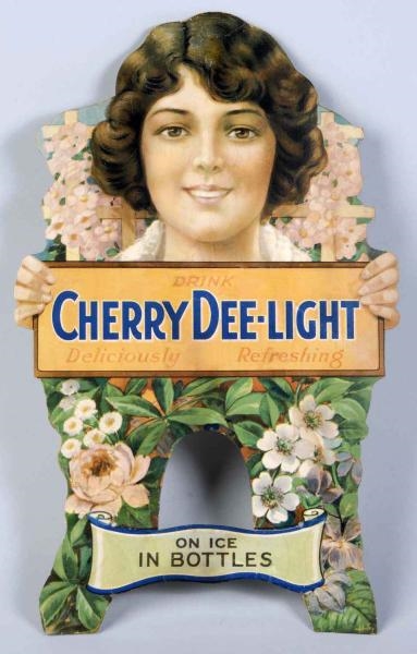 CARDBOARD CHERRY DEE-LIGHT DIE-CUT BOTTLE DISPLAY 