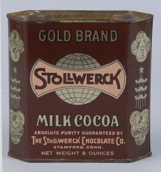 STOLLWERCK MILK COCOA TIN.                        