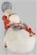HEUBACH CHILD ON SNOWBALL CANDY CONTAINER.        