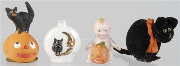 LOT OF 4: SMALL HALLOWEEN PIECES.                 