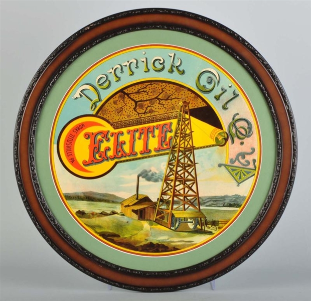 DERRICK OIL COMPANY SIGN FROM TITUSVILLE, PA.     