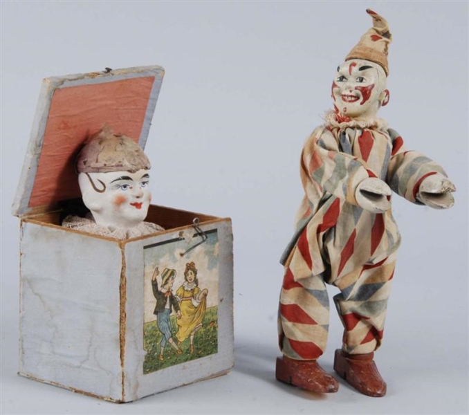 LOT OF 2: CLOWN TOYS.                             