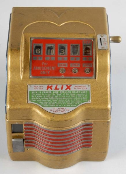 KLIX COIN-OP STIMULATOR.                          