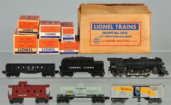 LIONEL OUTFIT # 1511S FREIGHT TRAIN SET.          
