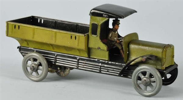 TIN LITHO DISTLER TRUCK WIND-UP TOY.              