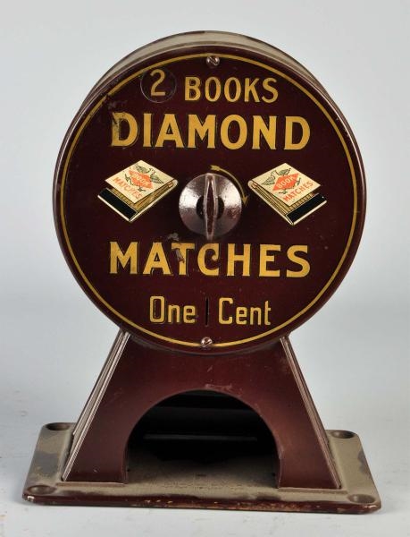 DIAMOND MATCHES MATCHBOOK DISPENSER.              