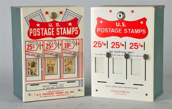 LOT OF 2: US POSTAGE STAMP DISPENSERS.            