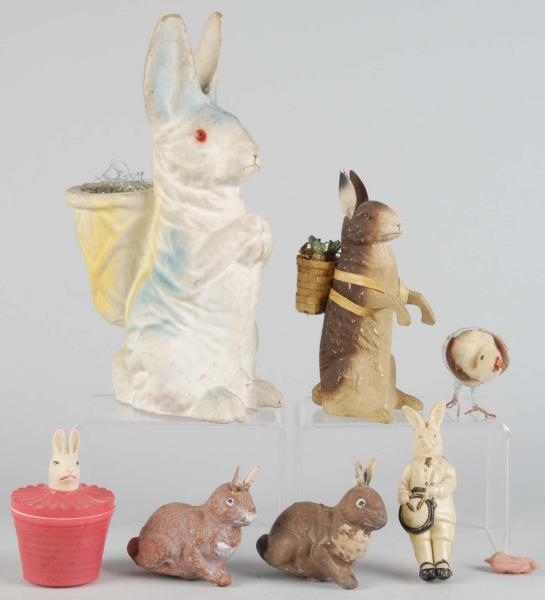 LOT OF 7: EASTER DISPLAY PIECES.                  
