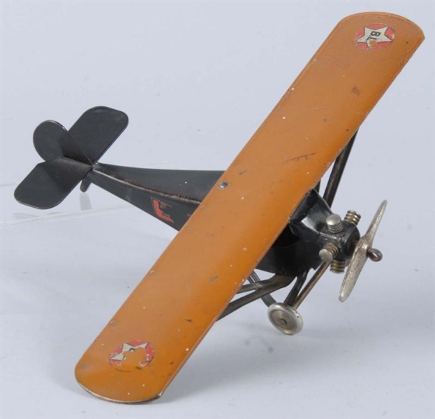 PRESSED STEEL BUDDY L MONOCOUPE AIRPLANE TOY.     