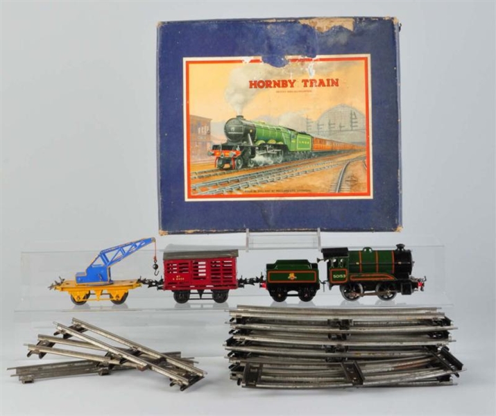 LOT OF 2: HORNBY TRAIN SETS.                      