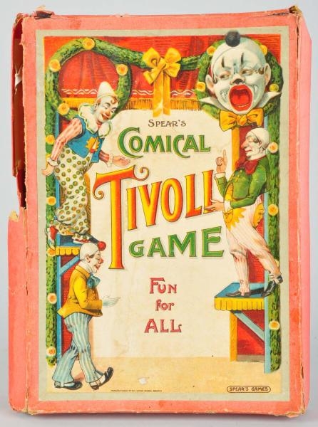 COMICAL TIVOLI MARBLE GAME IN BOX.                