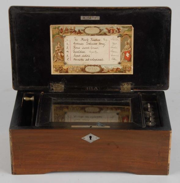 MUSIC BOX WITH 6 TUNES.                           