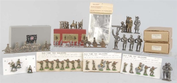 MISC. LOT OF VINTAGE & CONTEMPORARY LEAD SOLDIERS 