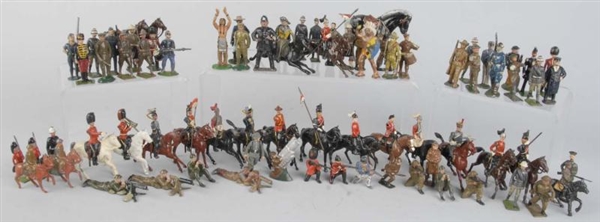 APPROX. 100 BRITAINS & OTHERS SOLDIER FIGURES.    