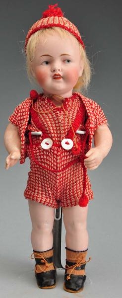 GERMAN ALL BISQUE CHARACTER DOLL.                 