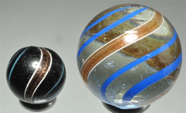 LOT OF 2: LUTZ MARBLES.                           