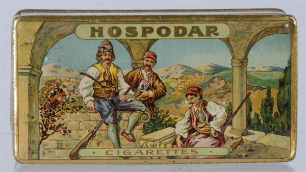 HOSPODAR CIGARETTES ADVERTISING TIN.              