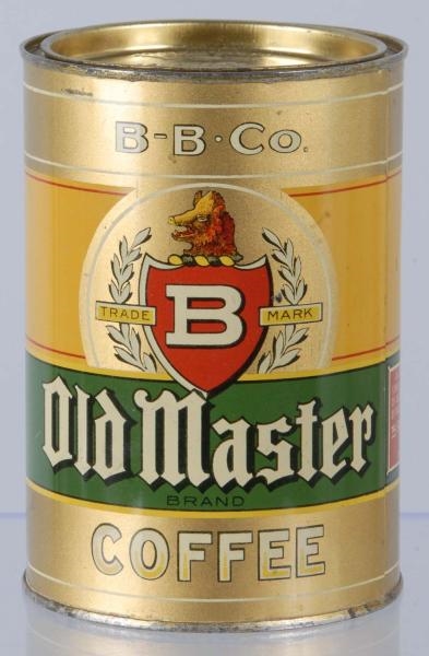 1-LB. OLD MASTER COFFEE TIN.                      