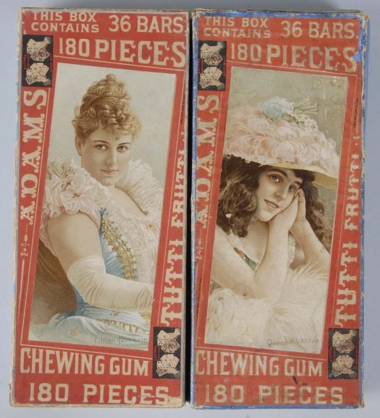 LOT OF 2: ADAMS CHEWING GUM BOXES.                