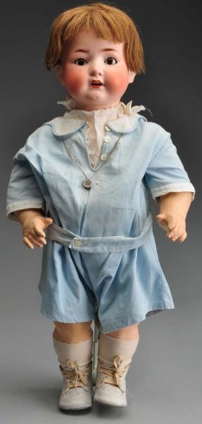 LARGE E. HEUBACH CHARACTER BABY DOLL.             