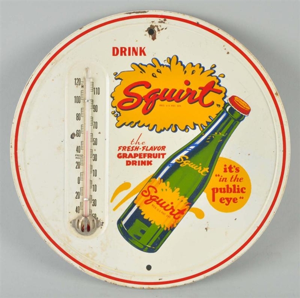 TIN SQUIRT THERMOMETER.                           