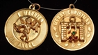 LOT OF 2: 14K Y. GOLD CHARMS.                     