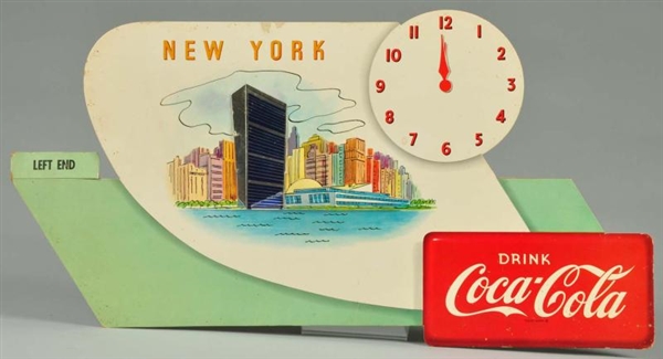 1953 COCA-COLA WORLD TIME 5-PIECE FESTOON.        