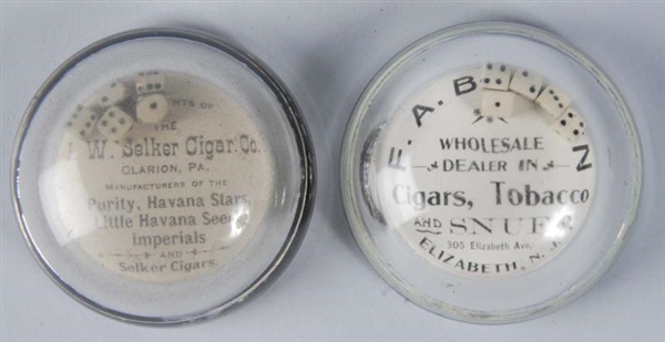 PAIR OF CIGAR ADVERTISING TRADE STIMULATORS.      