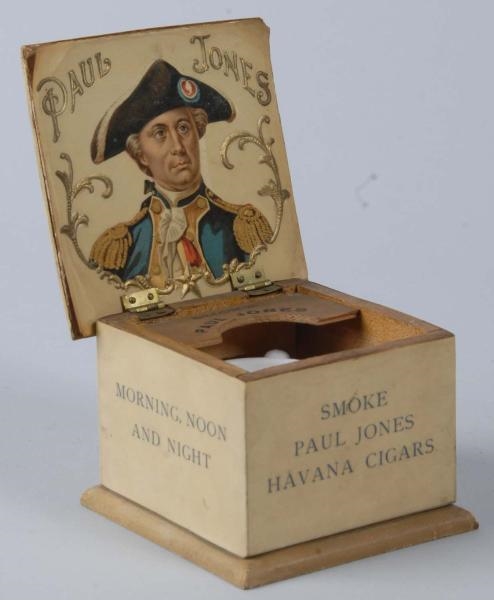 J. PAUL JONES POTTY STYLE BOX SHAPED ASHTRAY.     