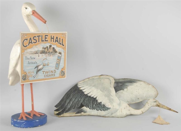 LOT OF 2: CASTLE HALL STORK PIECES.               