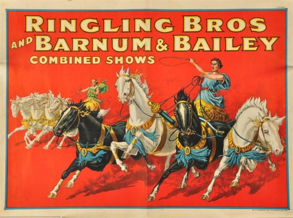 RINGLING BROS. & BARNUM & BAILEY CIRCUS POSTER.   