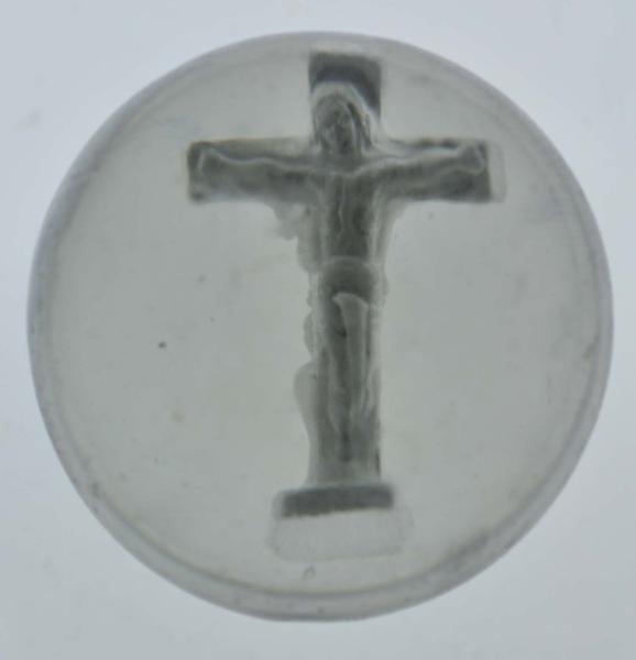 CRUCIFIX SULPHIDE MARBLE.                         