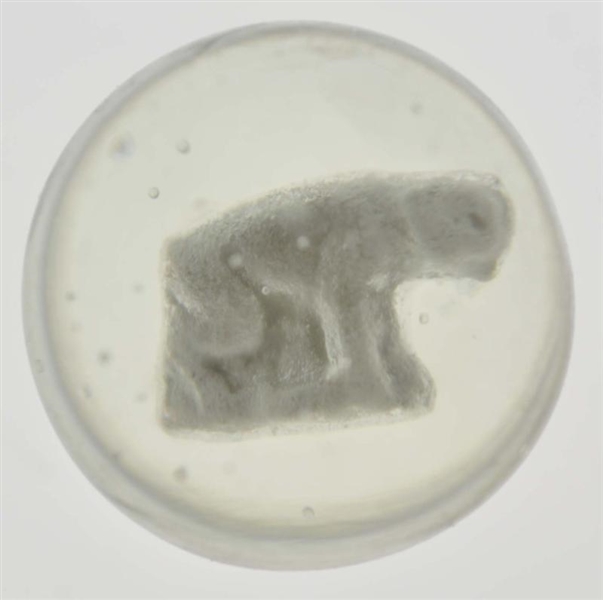 SMALL ANIMAL SULPHIDE MARBLE.                     