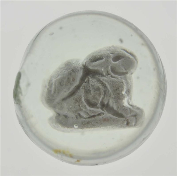 SMALL RABBIT SULPHIDE MARBLE.                     