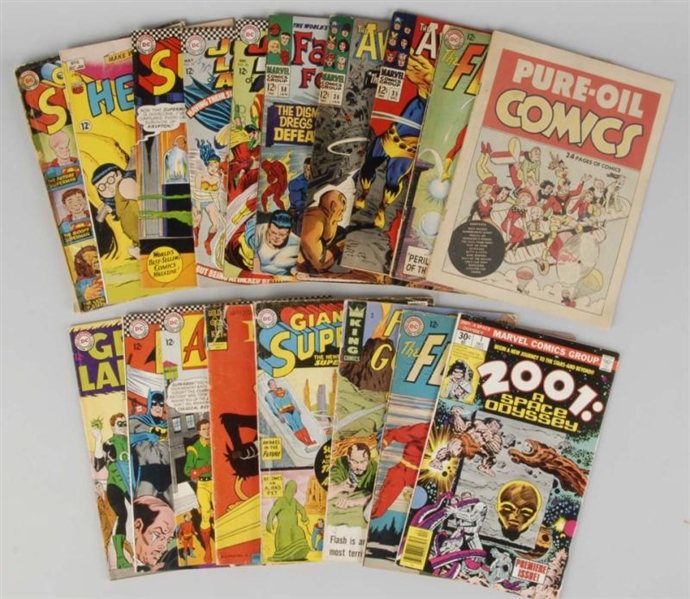 LOT OF 18: ASSORTED 1960S-70S COMICS.             