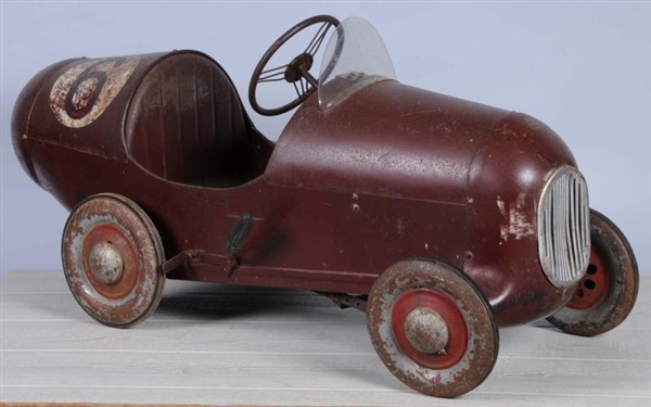 PRESSED STEEL TRIANG NO. 6 RACER PEDAL CAR.       