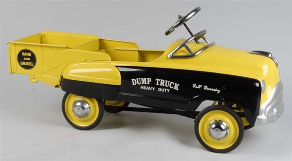 PRESSED STEEL MURRAY DUMP TRUCK PEDAL CAR TOY.    