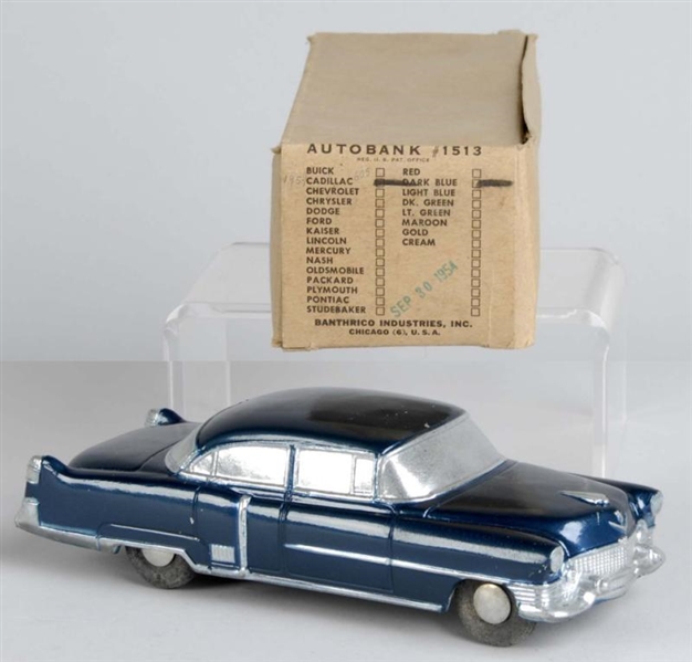 DIECAST BANTHRICO 1954 CADILLAC STILL BANK TOY.   