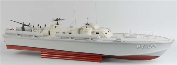 CONTEMPORARY PT109 BOAT MODEL.                    