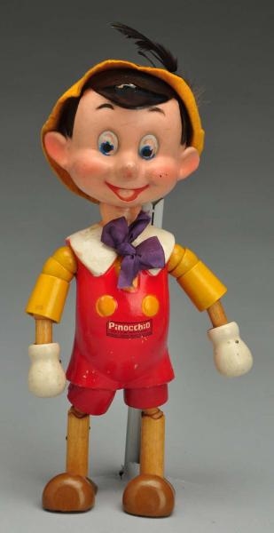 IDEAL DISNEY WOOD AND COMPOSITION PINOCCHIO DOLL. 