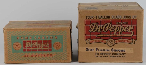 LOT OF 2: DR. PEPPER BOXES.                       