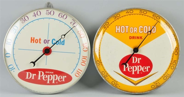 LOT OF 2: DR. PEPPER PAM THERMOMETERS.            