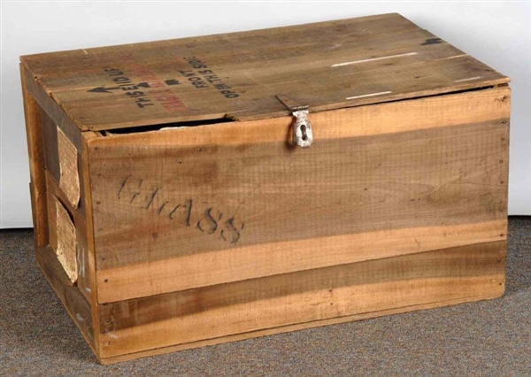 MILLS NOVELTY COMPANY WOODEN SLOT MACHINE CRATE.  