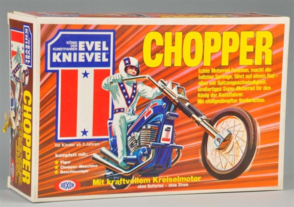 EVEL KNIEVEL CHOPPER TOY.                         